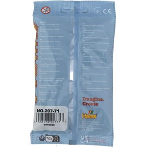 Sachet 1000 perles plastique midi gris f