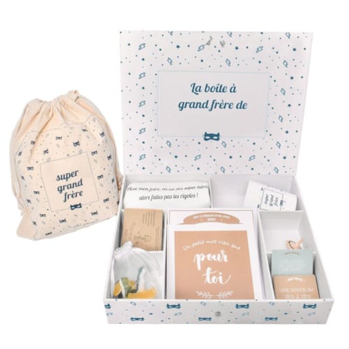 Le Petit Pousse - Boite à grand frère remplie de cadeaux
