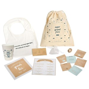 Boite à grand frère remplie de cadeaux