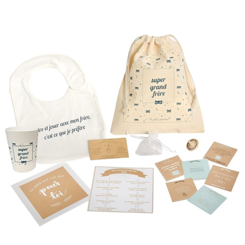 Boite à grand frère remplie de cadeaux (Le Petit Pousse) - Image 1