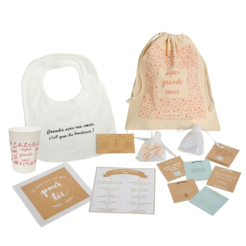 Boite à grande soeur remplie de cadeaux (Le Petit Pousse) - Image 1