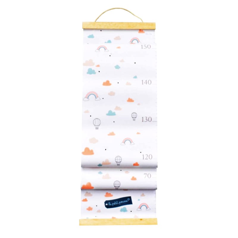 Toise déco nuages et arcs-en-ciel (Le Petit Pousse) - Image 2
