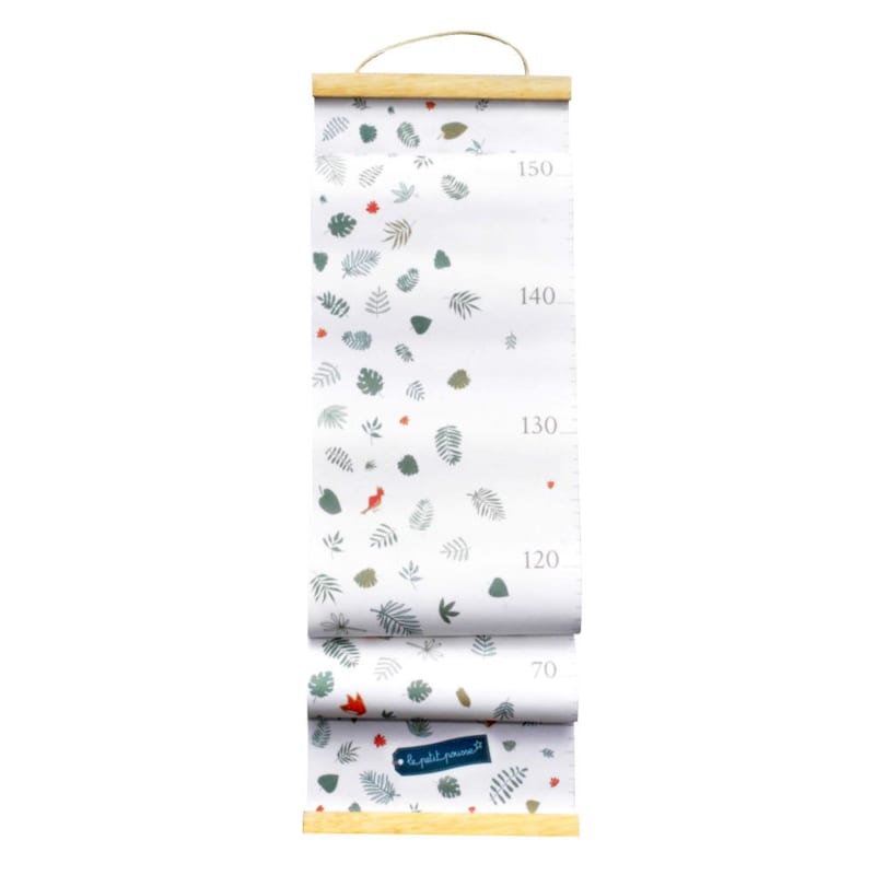 Toise déco feuilles, renards et oiseaux (Le Petit Pousse) - Image 1