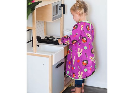 Long tablier tidy tot - violet