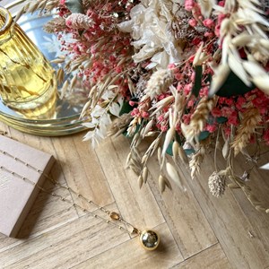 Bola de grossesse or avec citrine