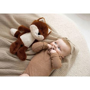 Doudou battement de coeurs robin doux