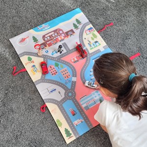 En ville avec les secours