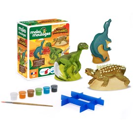 Coffret moulage 3 dinosaures