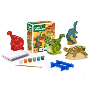 Coffret moulage 3 dinosaures