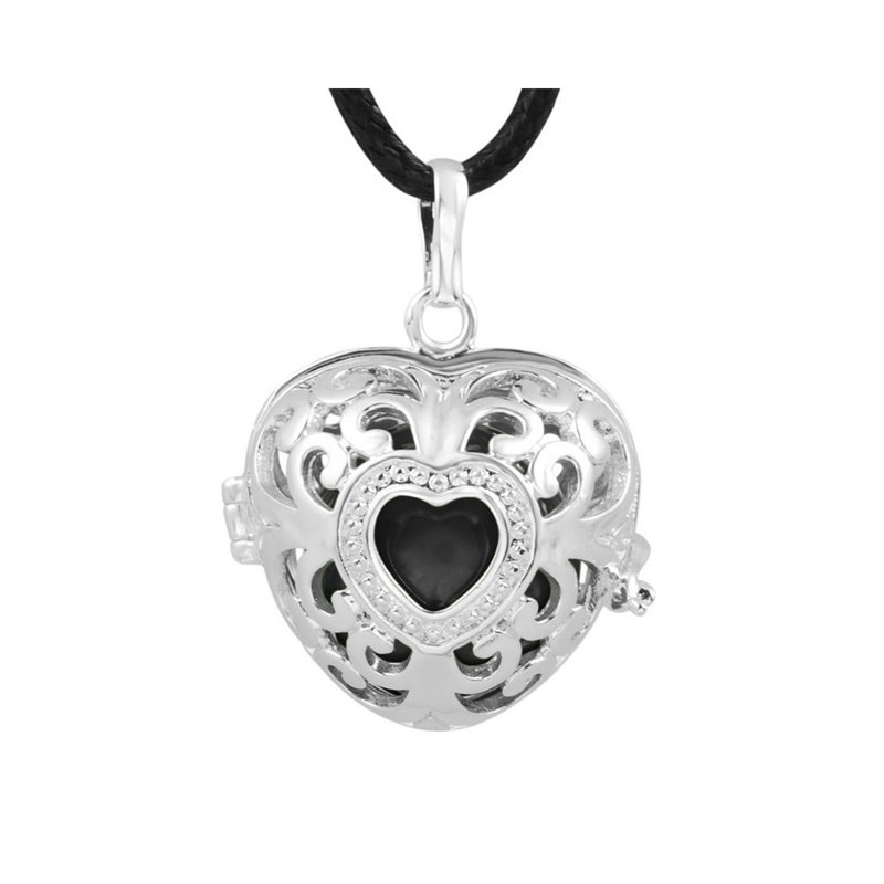 Bola de grossesse noir cage argent form