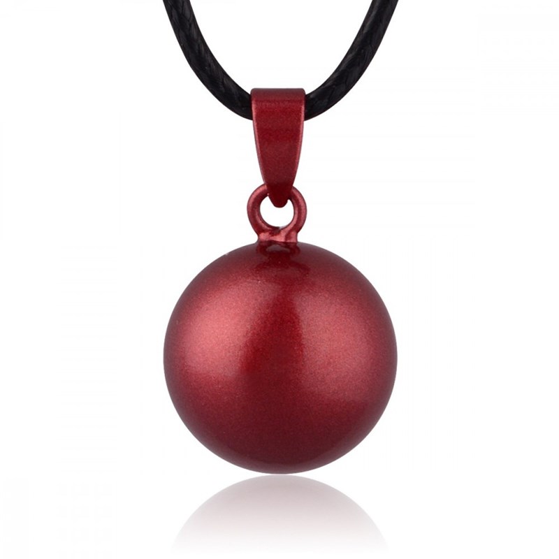 Bijou bola de grossesse - Bola de grossesse rouge mat