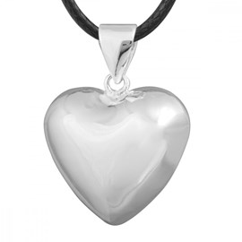 Bola de grossesse coeur silver