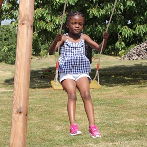 Balançoire bois pour portique compatible