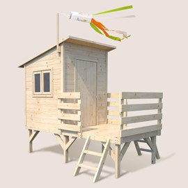 Cabane en bois sur pilotis oakland