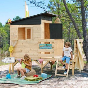 Cabane en bois sur pilotis oakland