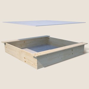 Bac &#224; sable carr&#233; 118x118cm