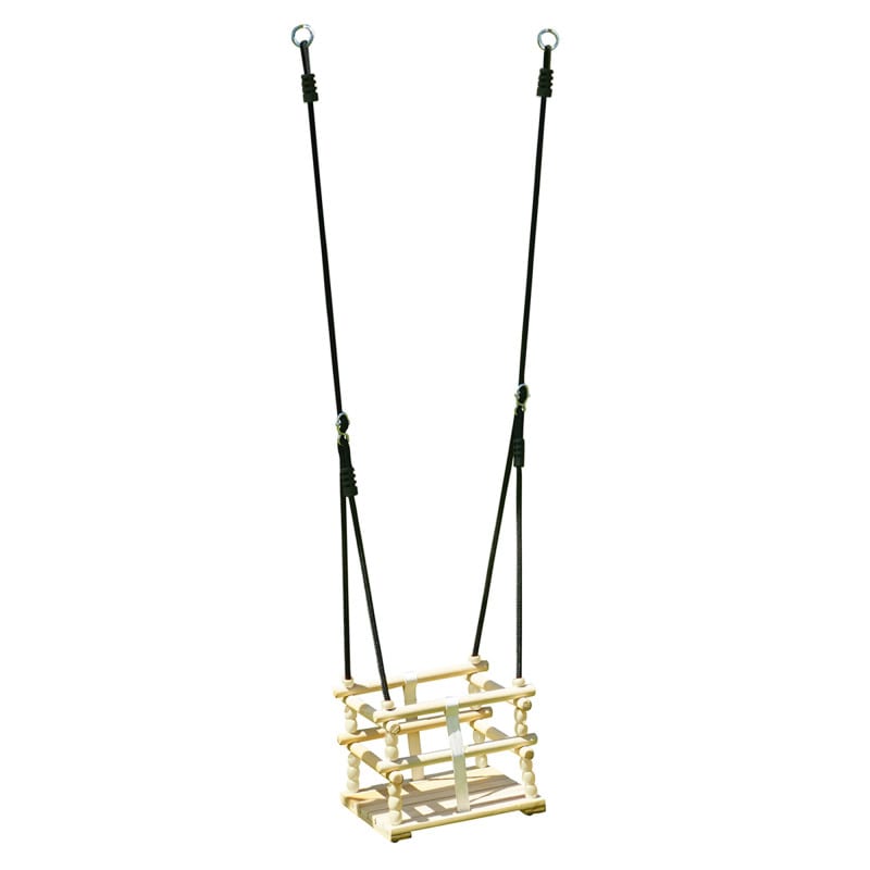 Balançoire siège bébé en bois perles (soulet) - Image 3