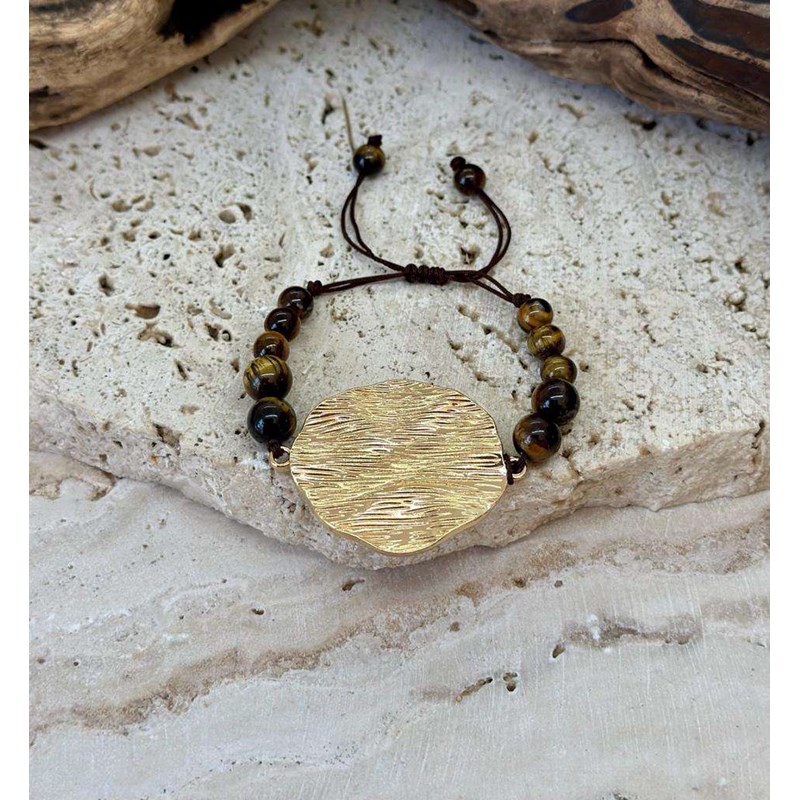 L'Atelier du Bonheur - Bracelet joie en œil de tigre