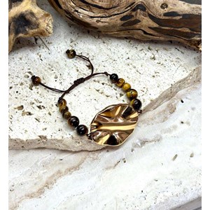 Bracelet joie en œil de tigre