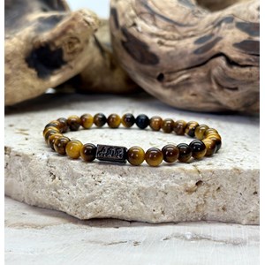 Bracelet en oeil de tigre 6mm