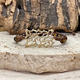 Bracelet équilibre en oeil de tigre