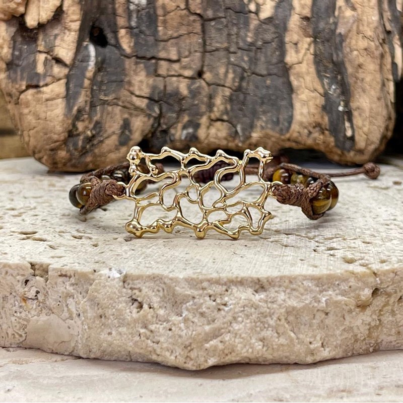 L'Atelier du Bonheur - Bracelet équilibre en oeil de tigre