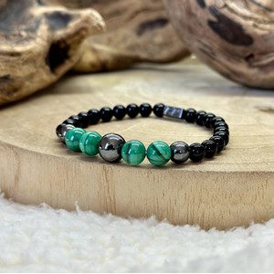 Bracelet équilibre en malachite