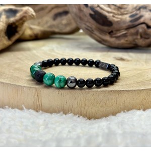 Bracelet harmonie en malachite