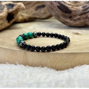 Bracelet harmonie en malachite