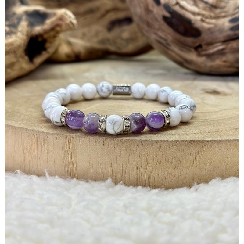 L'Atelier du Bonheur - Bracelet passion en améthyste
