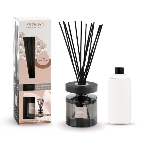 Esteban - Bouquet parfumé ellipse iris cachemire