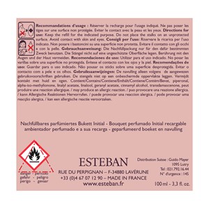 Bouquet parfumé initial iris cachemire