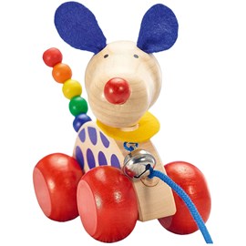 Nico chien en bois massif à tirer