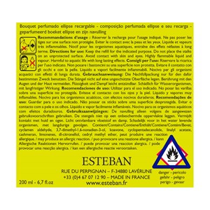 Bouquet parfumé ellipse terre d'agrumes