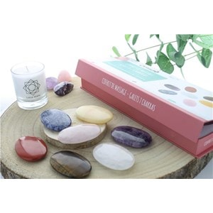 Coffret massage galets 7 chakras