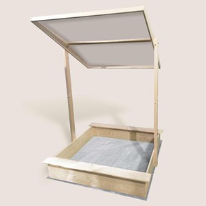 Bac à sable avec toit inclinable