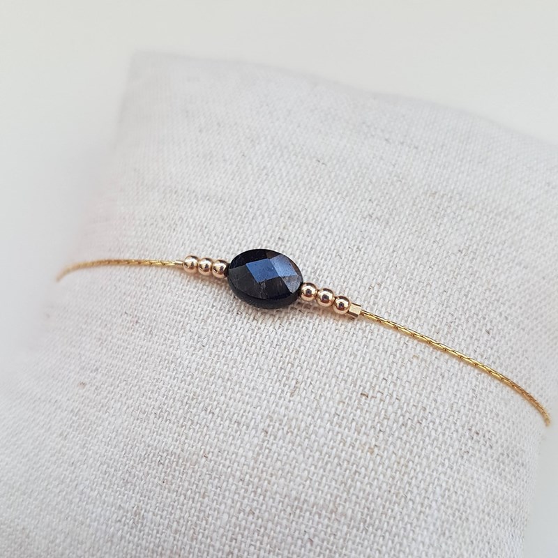 Tadaam - Bracelet or gold filled et hyperstene