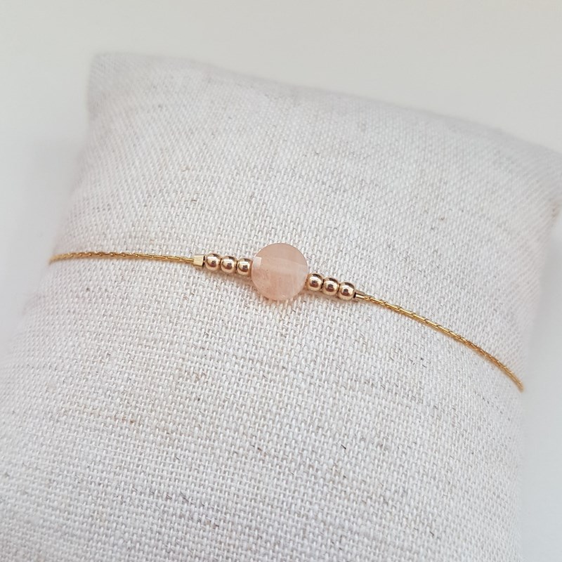 Tadaam - Bracelet or gold filled pierre de soleil