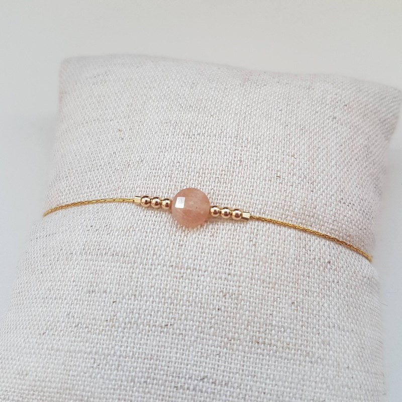 Tadaam - Bracelet or gold filled pierre de soleil