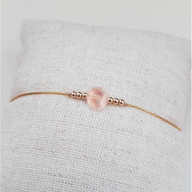 Tadaam - Bracelet or gold filled et fluorite