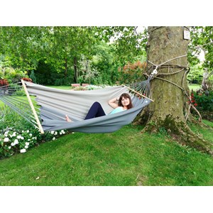 Hamac graphik anthracite taupe