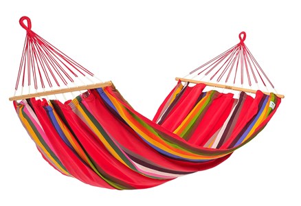 Hamac graphik ara macao 300x140cm certifié fsc 100%