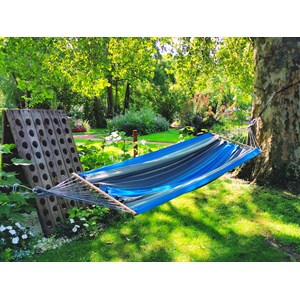 Hamac graphik turquoise anthracite