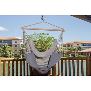 Chaise hamac trankil anthracite taupe