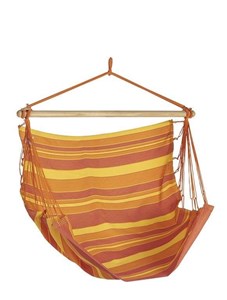 Chaise hamac coloris sunny certifié fsc 100% - trankil - 110x140cm