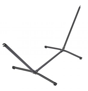 Support pour hamac en métal anthracite - advant 120 - l.300xl.100xh.95cm