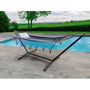 Set metalik graphik anthracite à franges
