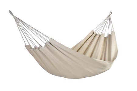 Hamac traditionnel coloris taupe  - kocon - 340x140cm