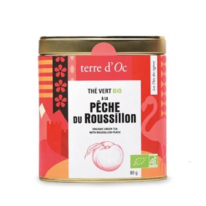 Roussillon - thé vert bio à la pêche