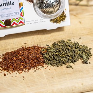 Coffret 2 thés et cuillère à thé